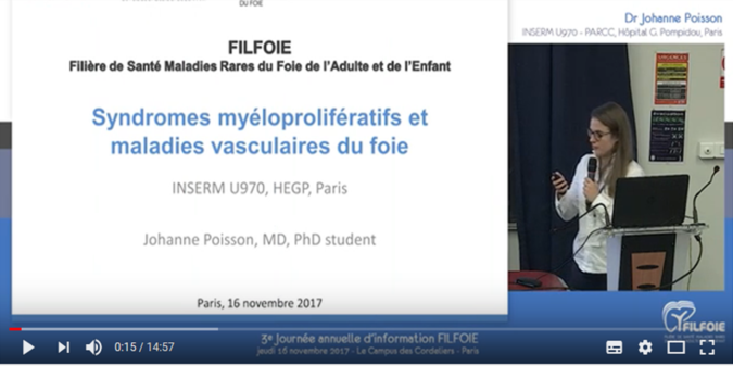 Syndromes myéloprolifératifs et maladies vasculaires du foie